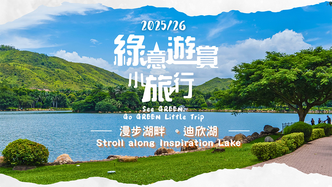 漫步湖畔。迪欣湖