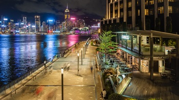 景观照明是营造夜间气氛的重要一环。灯光的设计不仅能照顾使用者安全，亦可以突出景观特征和景点。